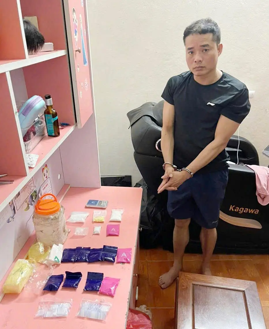 ma túy thu giữ tại hiện trường